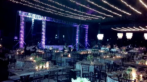Estructura de acero y truss Topline para eventos sociales