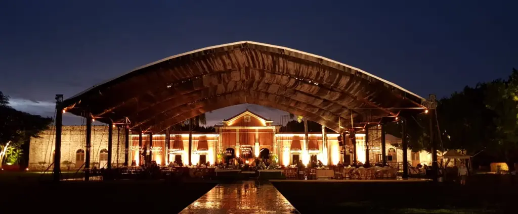 Megaestructuras topline, para grandes eventos, grandes terrazas 