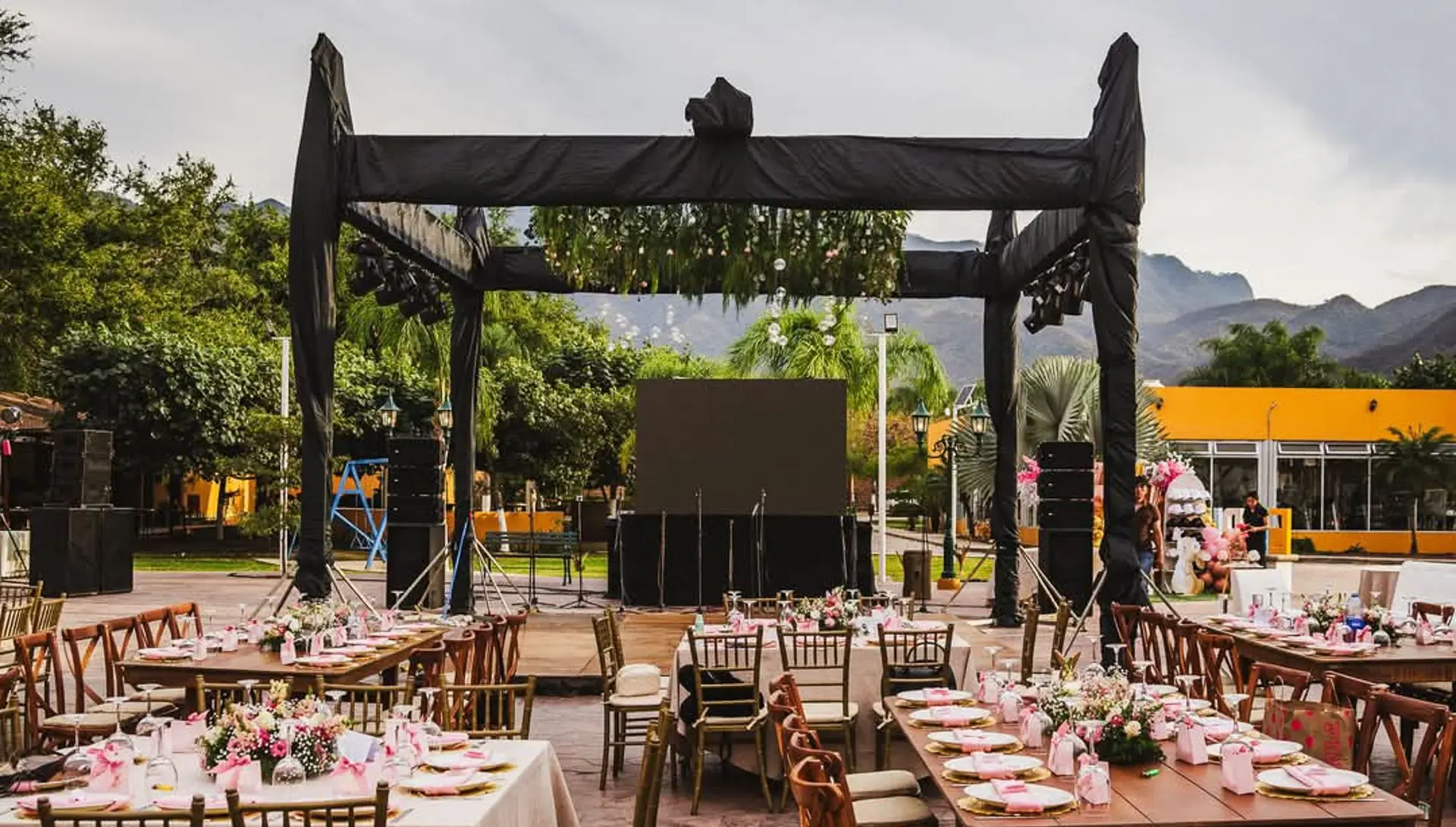 El mini support es la estructura perfecto para eventos compactos 