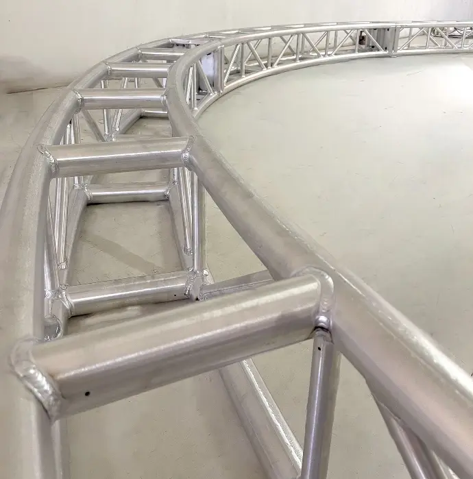 Estructuras curvas para crear circulos 